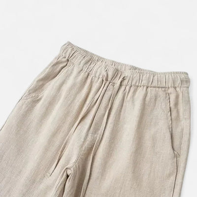 Notoria| Men’s Loose Fit Linen Trousers – Lightweight Elegance for Warm-Weather Comfort