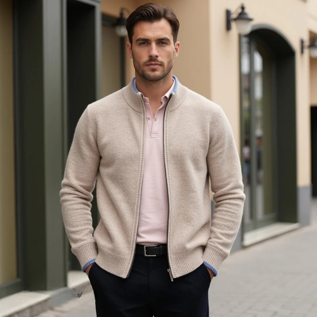 Lightweight Zip Jacket for Men — Modern & Versatile