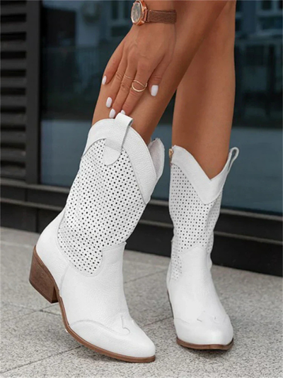 Women’s Zipper Cowboy Boots