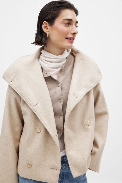 Women's Double-Breasted Jacket — Chic Style & Daily Comfort