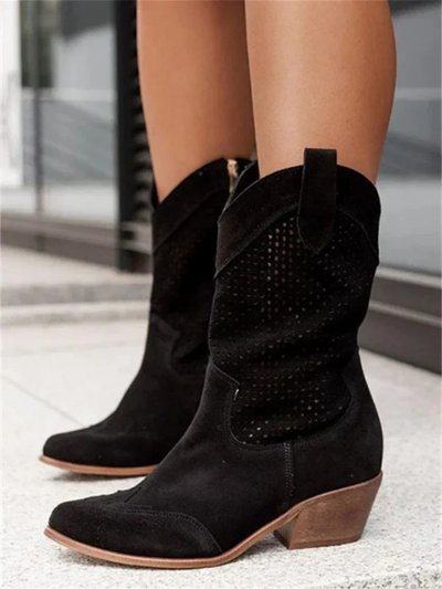 Women’s Zipper Cowboy Boots
