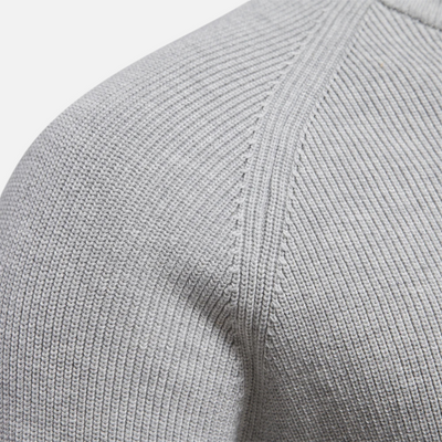 Men’s Cotton Zip Sweater – Refined Knitwear for the Season