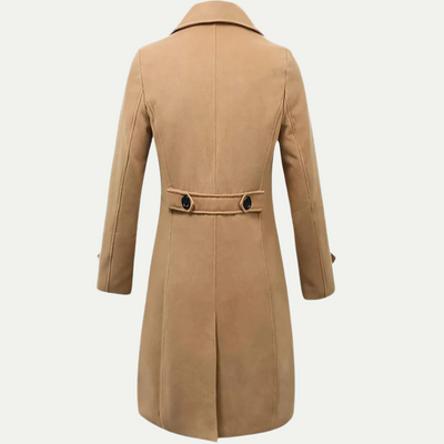 Premium Merino Wool® Italian Long Trench Coat by Massimo
