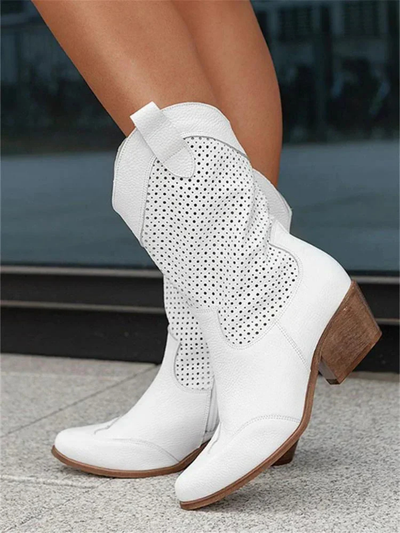 Women’s Zipper Cowboy Boots