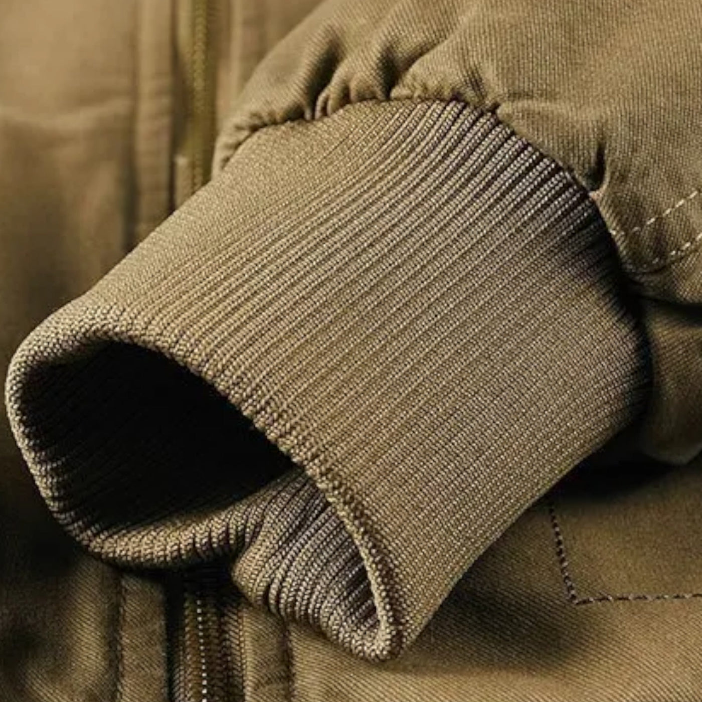 Men’s Casual Jacket – Refined Cotton & Lambswool Blend