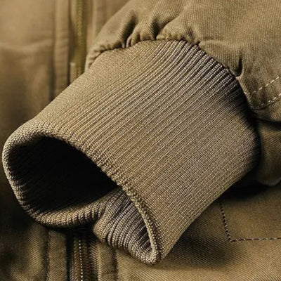 Men’s Casual Jacket – Refined Cotton & Lambswool Blend