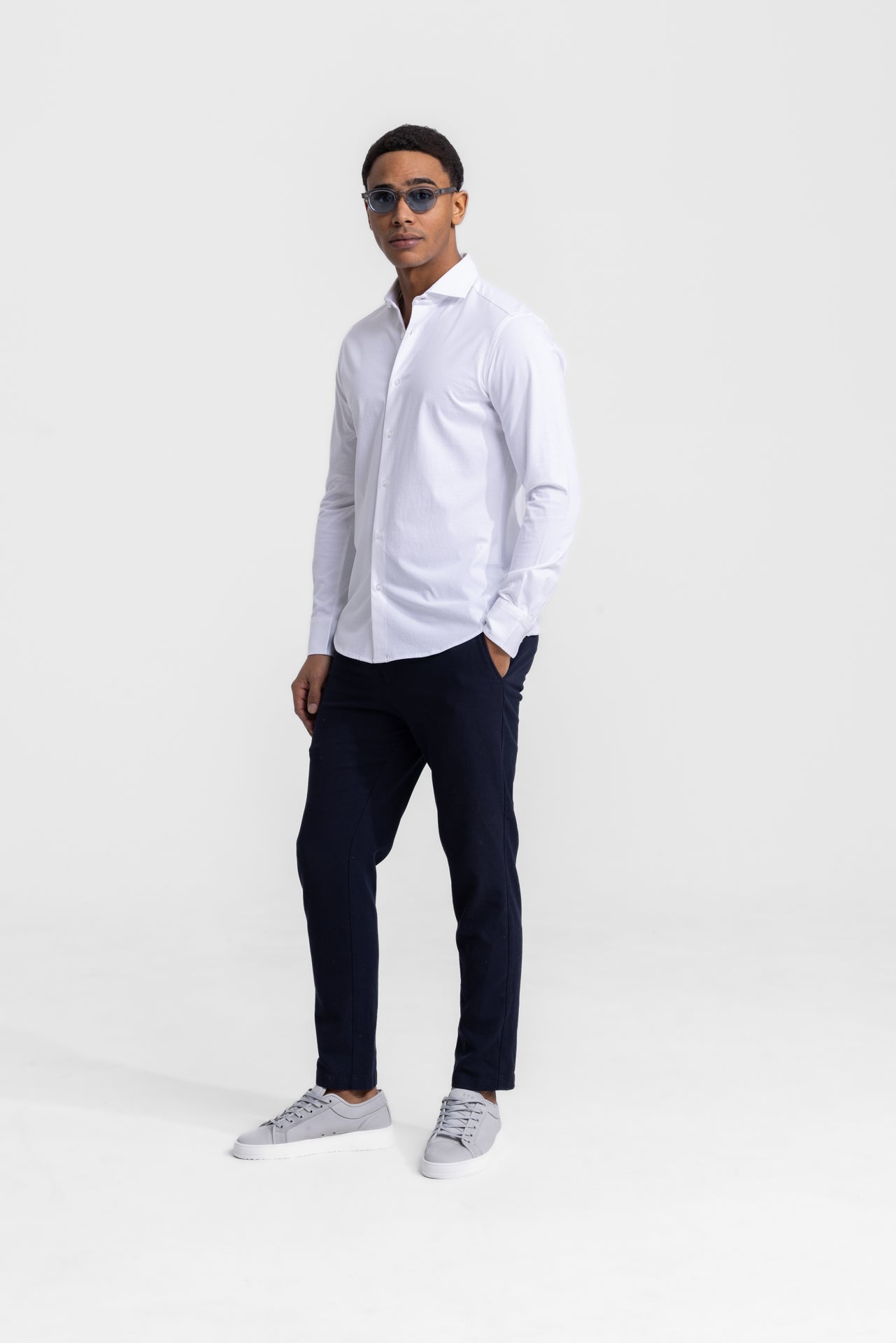 Notoria Sträcka White Stretch Shirt