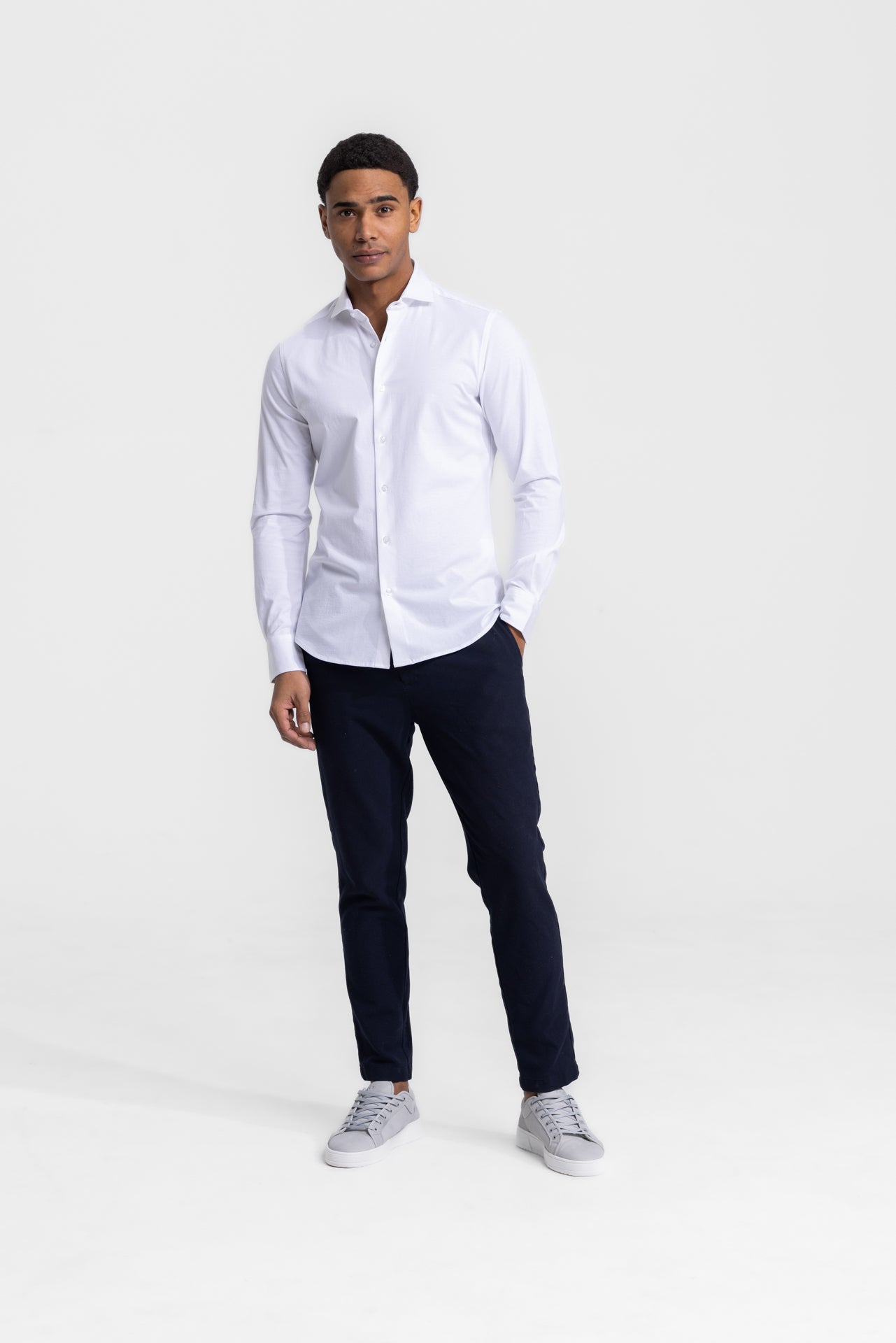 Notoria Sträcka White Stretch Shirt