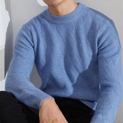 Elegant Men's Wool Sweater – Soft, Stylish & Available in Multiple Colors