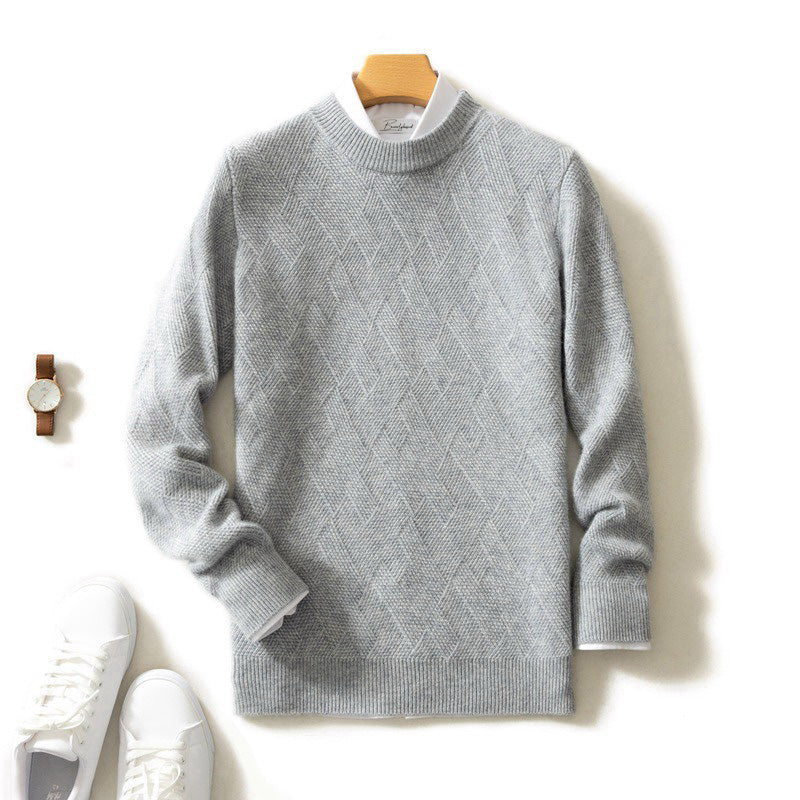 Elegant Men's Wool Sweater – Soft, Stylish & Available in Multiple Colors
