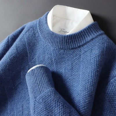 Elegant Men's Wool Sweater – Soft, Stylish & Available in Multiple Colors