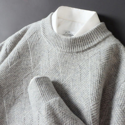 Elegant Men's Wool Sweater – Soft, Stylish & Available in Multiple Colors