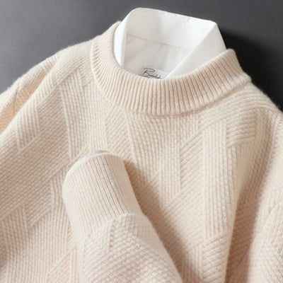 Elegant Men's Wool Sweater – Soft, Stylish & Available in Multiple Colors