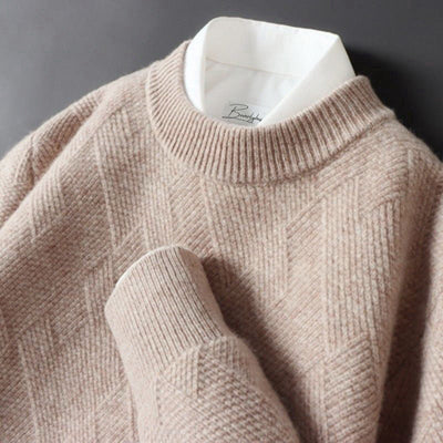 Elegant Men's Wool Sweater – Soft, Stylish & Available in Multiple Colors
