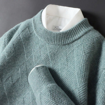 Elegant Men's Wool Sweater – Soft, Stylish & Available in Multiple Colors