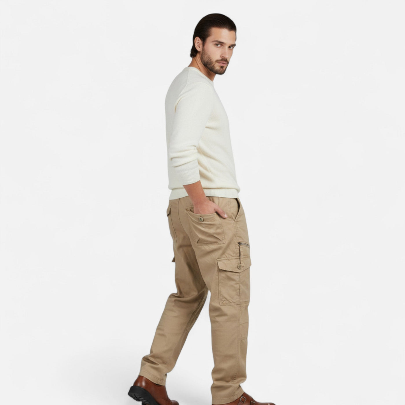Men’s Cargo Trousers – Autumn Military Cotton Style
