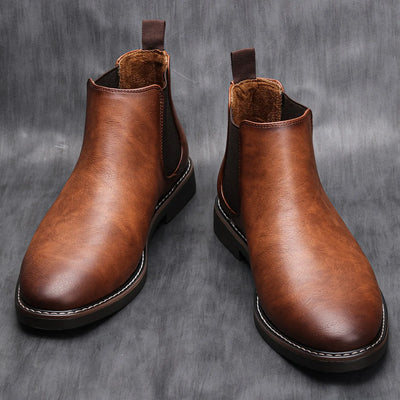 Men’s Chelsea Ankle Boots – Classic Slip-On Dress Style