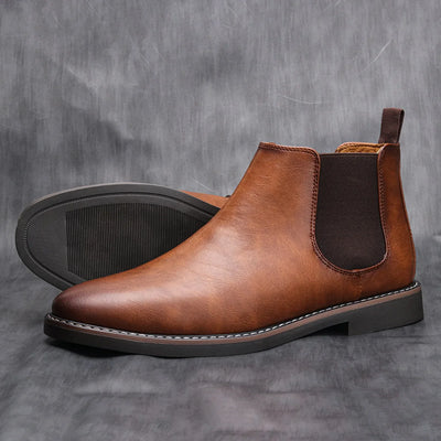 Men’s Chelsea Ankle Boots – Classic Slip-On Dress Style
