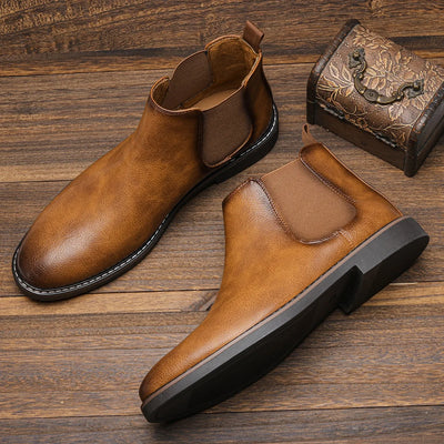 Men’s Chelsea Ankle Boots – Classic Slip-On Dress Style