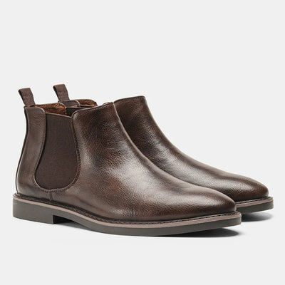Men’s Chelsea Ankle Boots – Classic Slip-On Dress Style