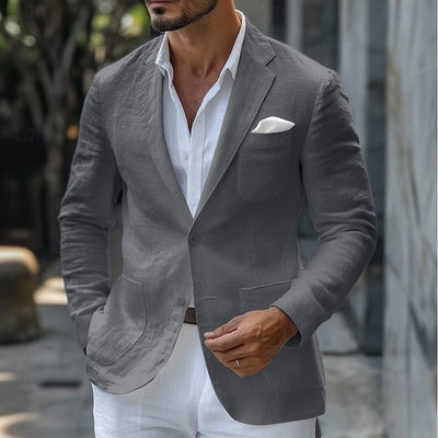Notoria | Men’s Linen Summer Blazer – Lightweight Tailored Fit