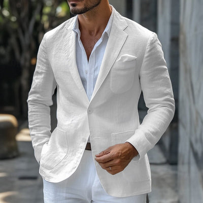 Notoria | Men’s Linen Summer Blazer – Lightweight Tailored Fit