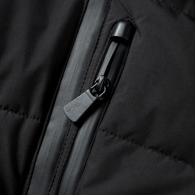 Belted Puffer Jacket Warm Quilted Coat with Waist Belt
