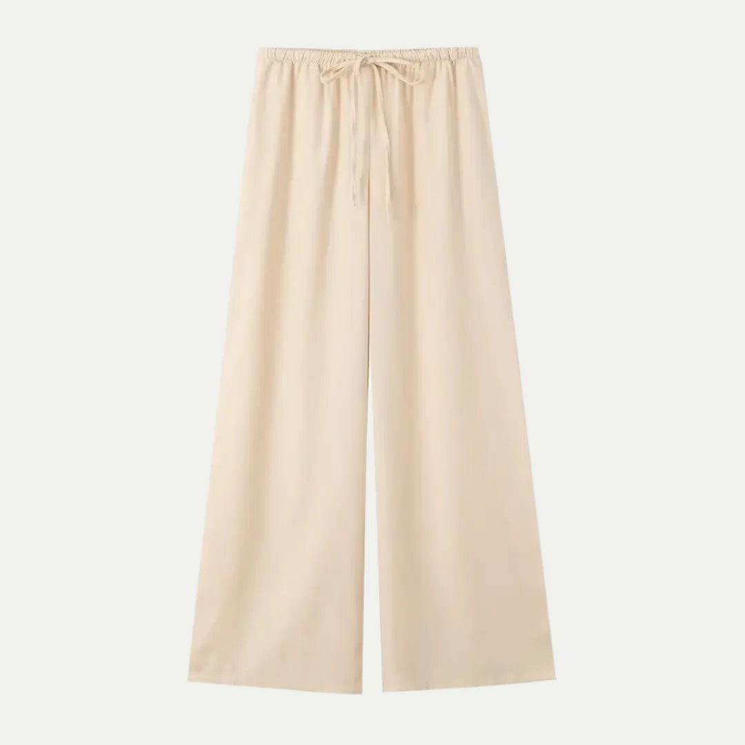 Women's Linen Shirt 2-Piece Set Kimono Top & Pants