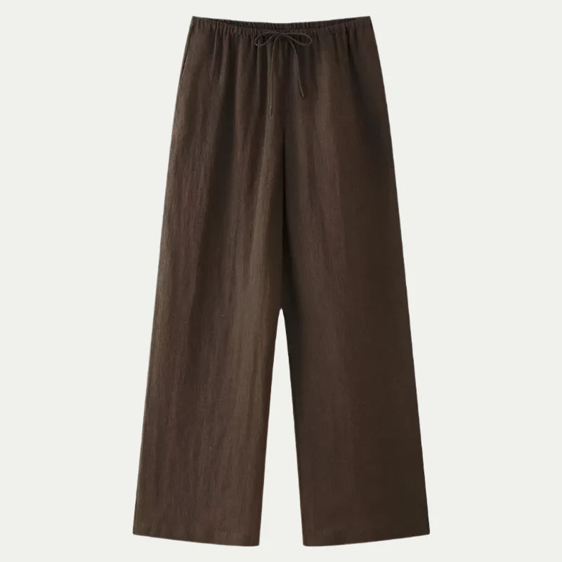 Women's Linen Shirt 2-Piece Set Kimono Top & Pants