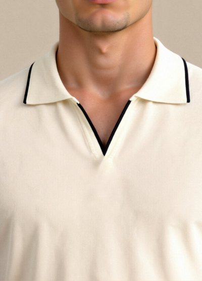 Soft-Blend Polo – Tailored Cut & Breathable Slim Fit