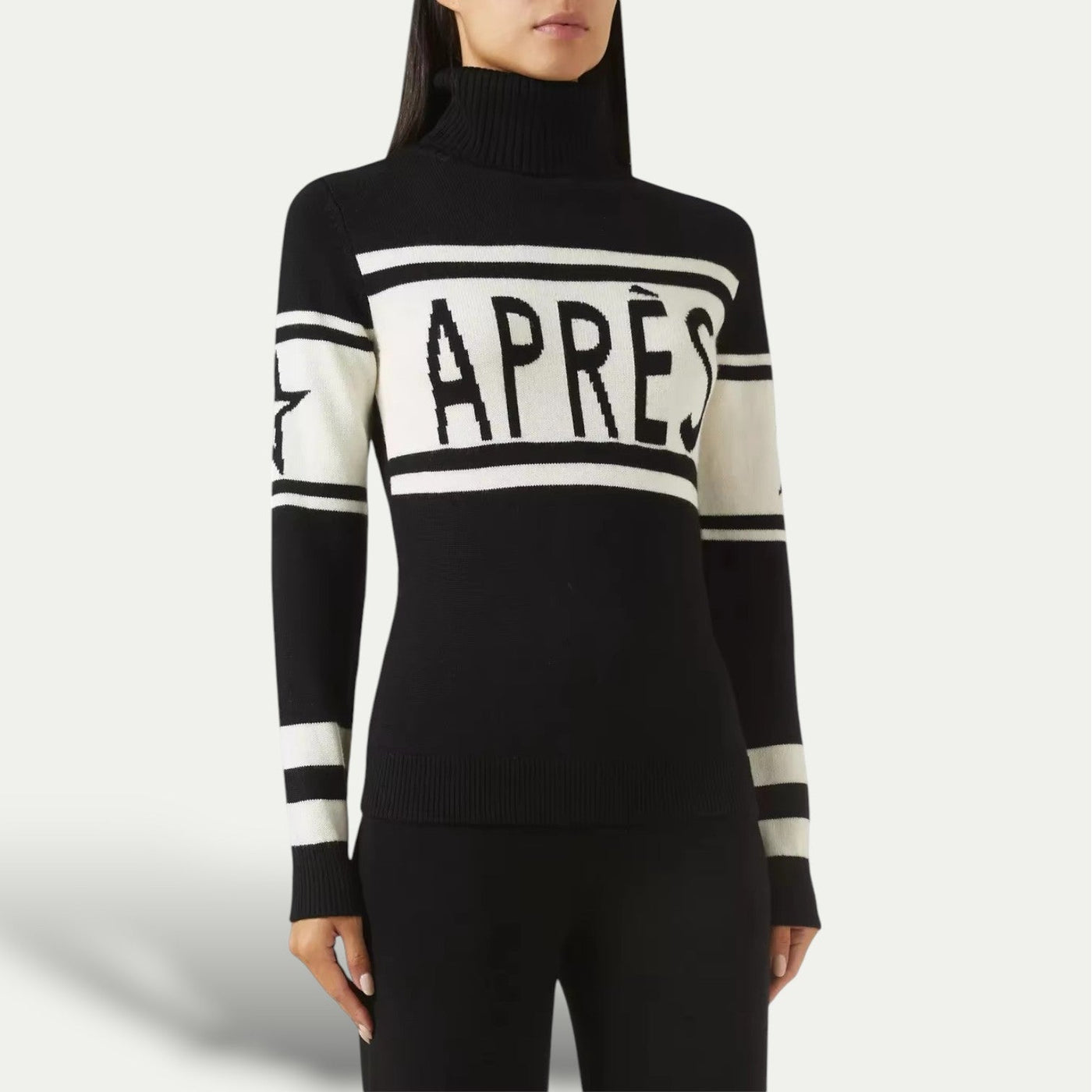 Women's Après Ski Turtleneck – Merino Wool, Warm, Winter Style