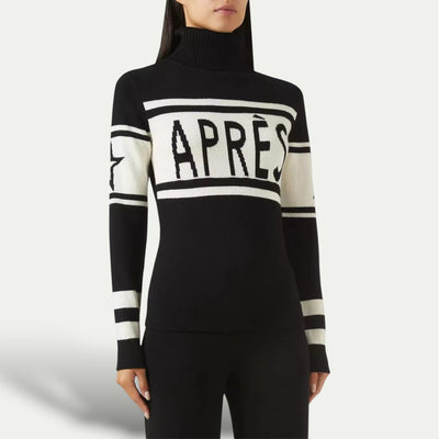 Women's Après Ski Turtleneck – Merino Wool, Warm, Winter Style
