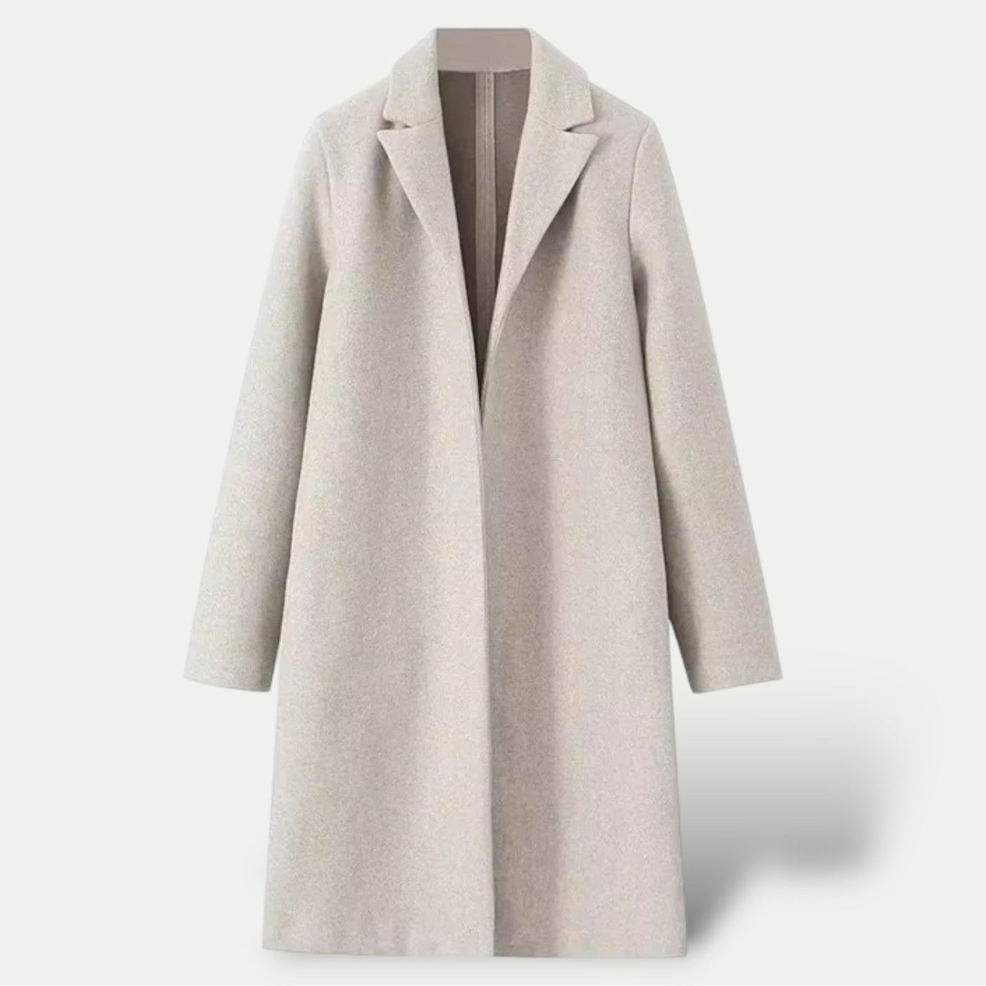 Women’s Long Trench Coat – Classic Tailored Overcoat