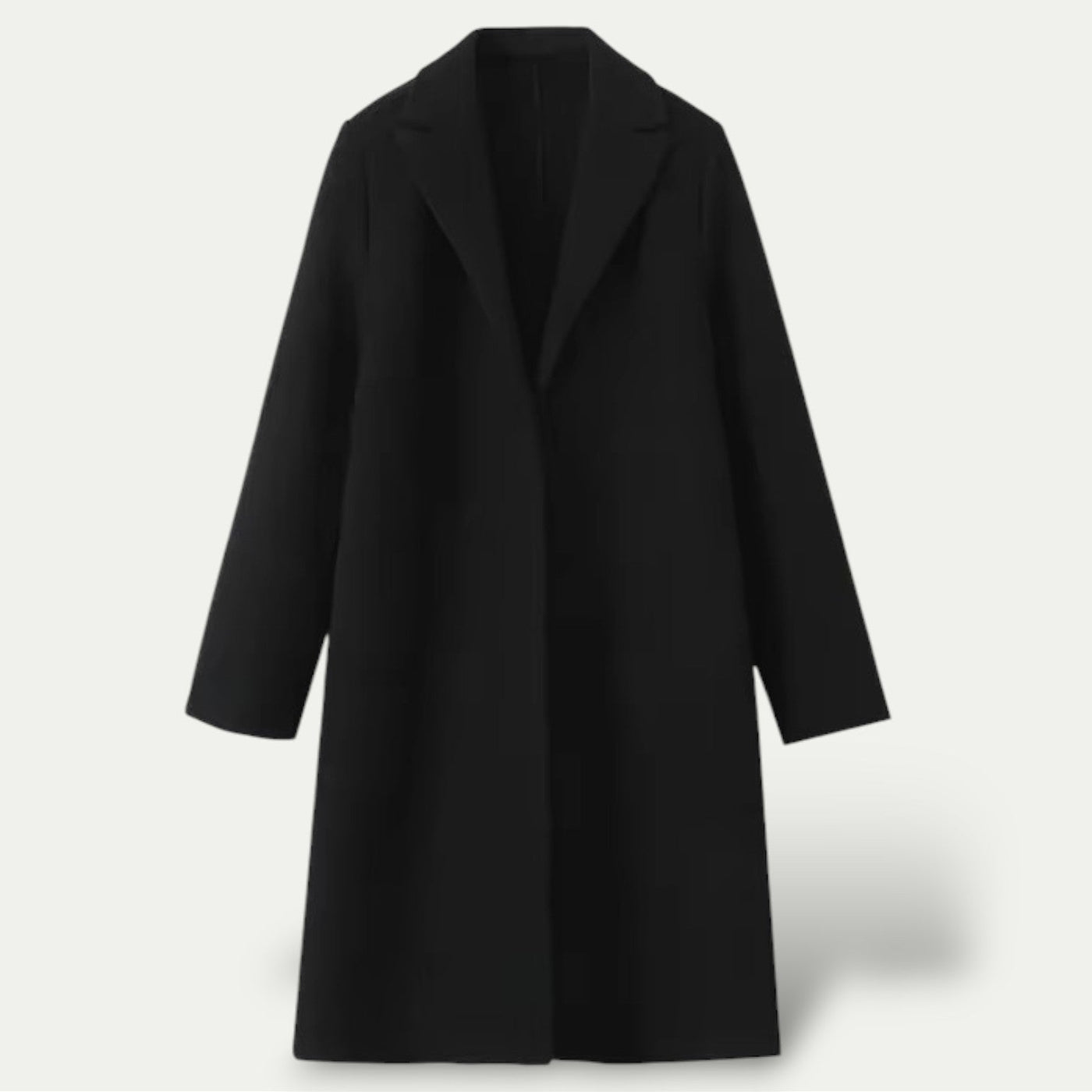 Women’s Long Trench Coat – Classic Tailored Overcoat
