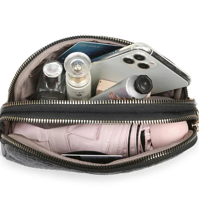 Notoría | Amélie – Elegant Vegan Leather Crossbody Bag – Spacious & Adjustable Strap