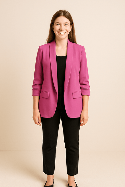 Notoria | Celeste Women’s Blazer – Lightweight – Rolled Sleeves – Candy Colours