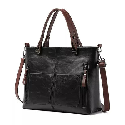 Notoría | Colette – Women’s Shoulder Bag – Faux Leather – Dual Handle – Detachable Strap – Multi Pocket
