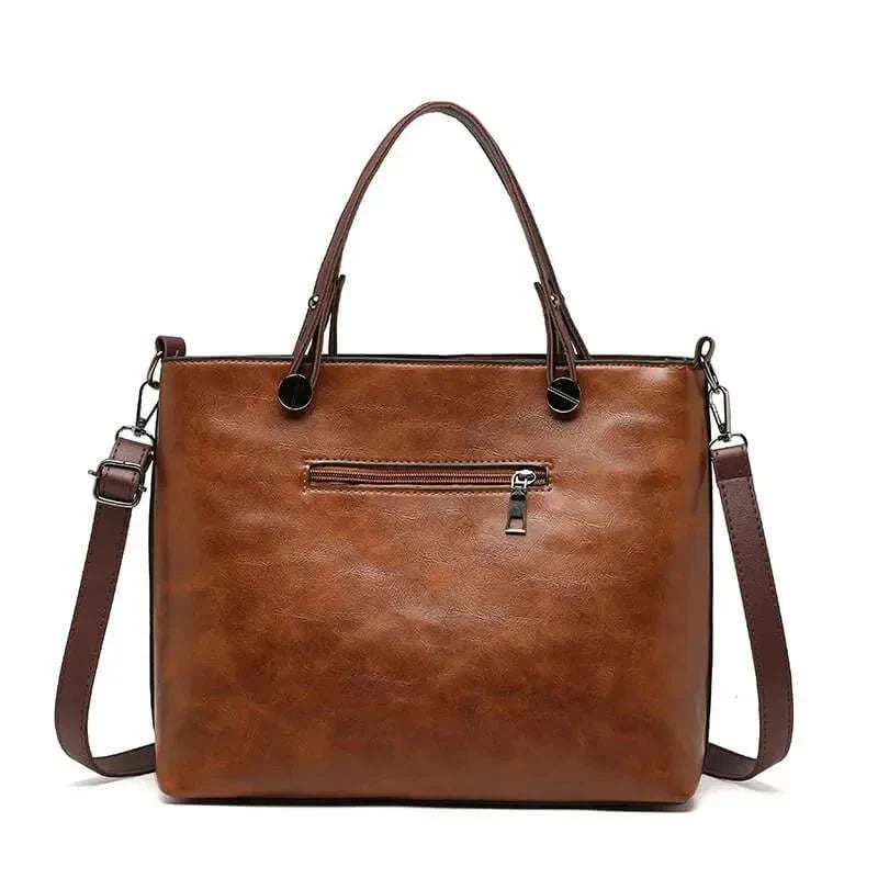 Notoría | Colette – Women’s Shoulder Bag – Faux Leather – Dual Handle – Detachable Strap – Multi Pocket
