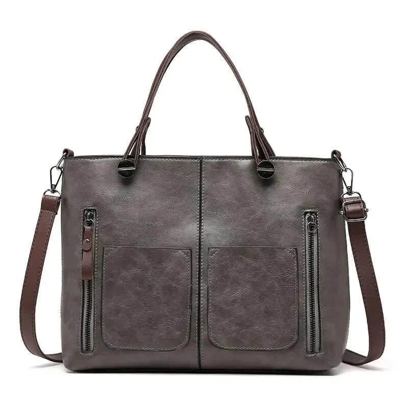 Notoría | Colette – Women’s Shoulder Bag – Faux Leather – Dual Handle – Detachable Strap – Multi Pocket