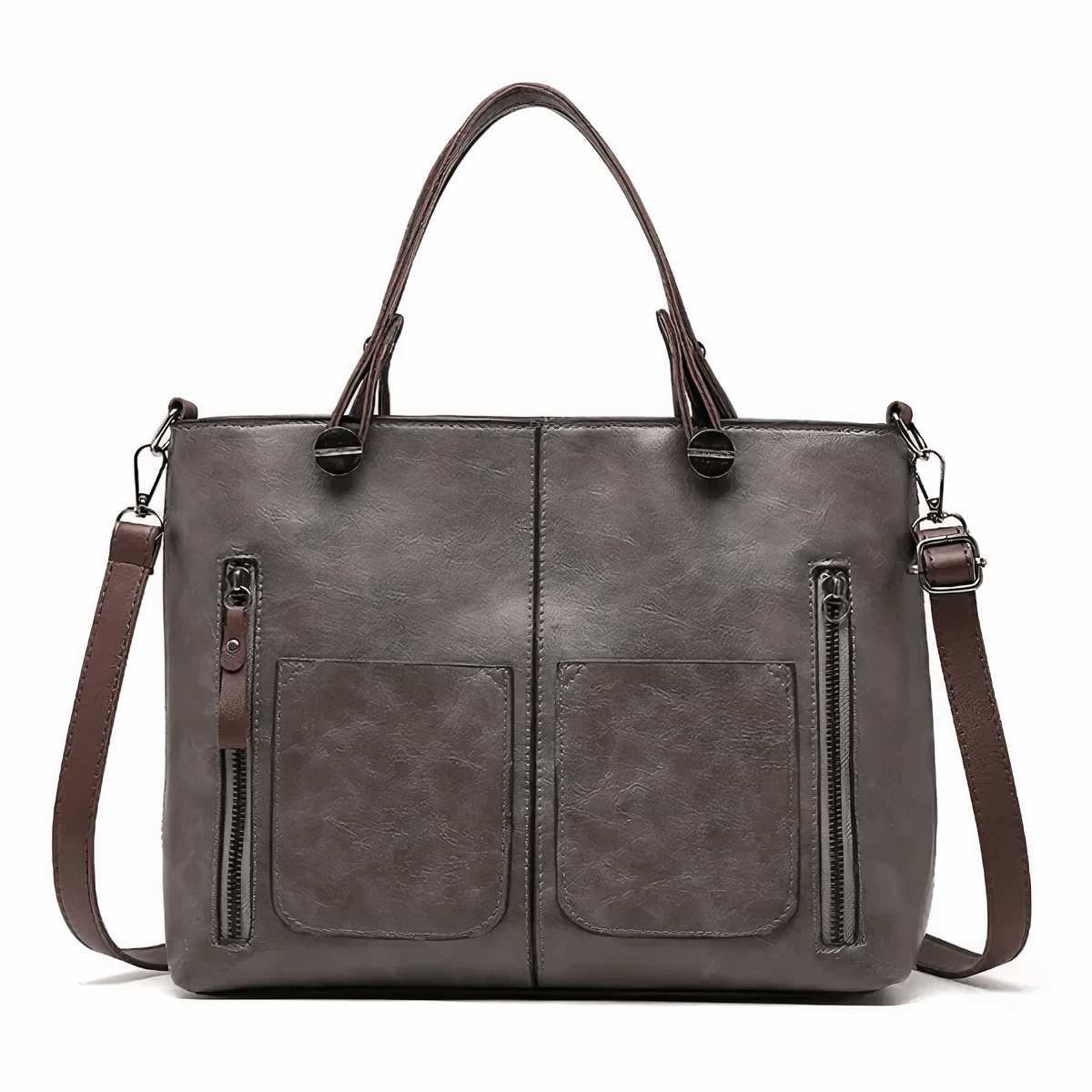 Notoría | Geneviève – Leather Vintage Style Shoulder Bag – PU Leather – Adjustable Strap