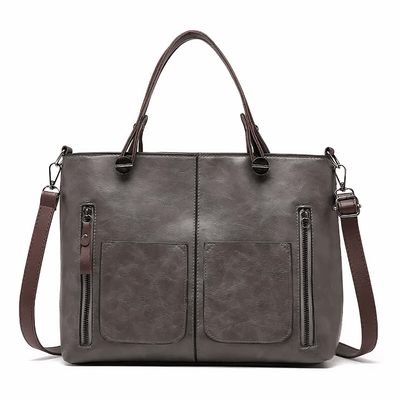 Notoría | Geneviève – Leather Vintage Style Shoulder Bag – PU Leather – Adjustable Strap