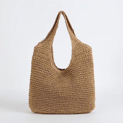 Notoría | Luna – Women’s Straw Beach Bag – Woven Tote – Lightweight & Durable