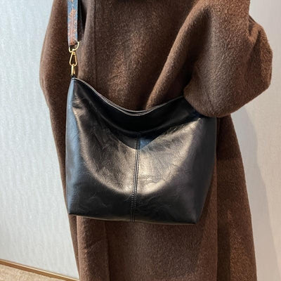 Notoría | Madeleine – Women’s Shoulder Bag – Faux Leather – Embellished Adjustable Strap – Medium Size