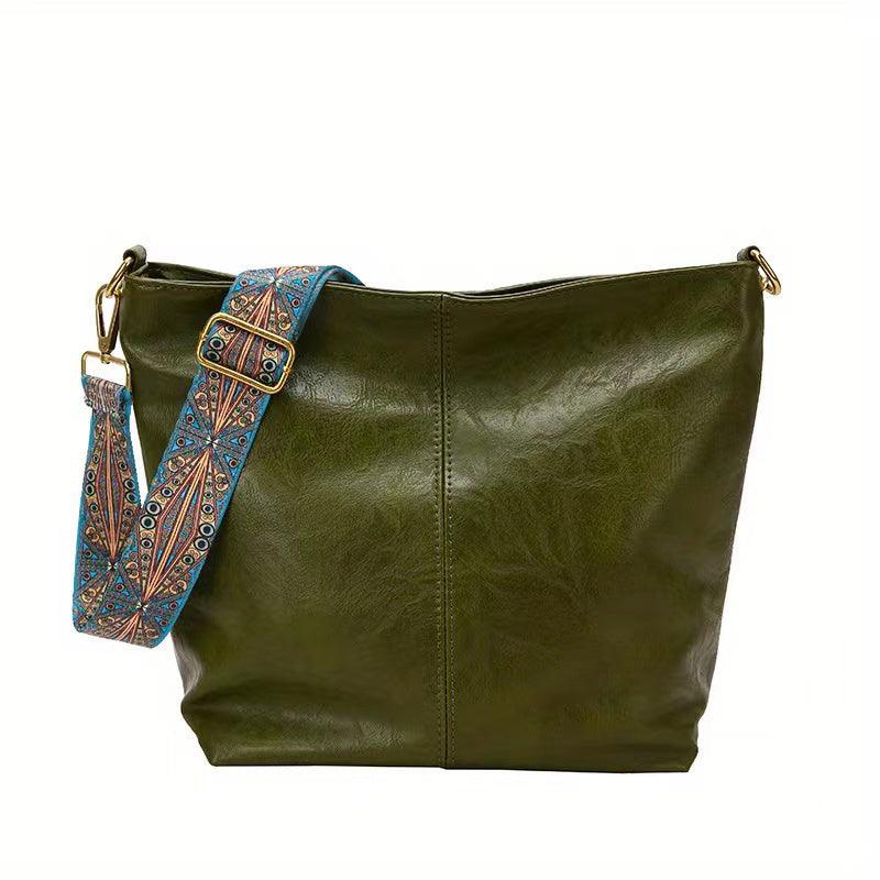 Notoría | Madeleine – Women’s Shoulder Bag – Faux Leather – Embellished Adjustable Strap – Medium Size