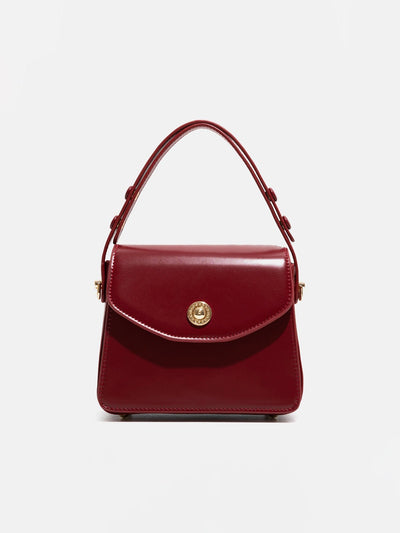 Notoría | Margaux – Women’s Tote Shoulder Bag – Vintage Luxury – Structured Leather – Gold Clasp Closure