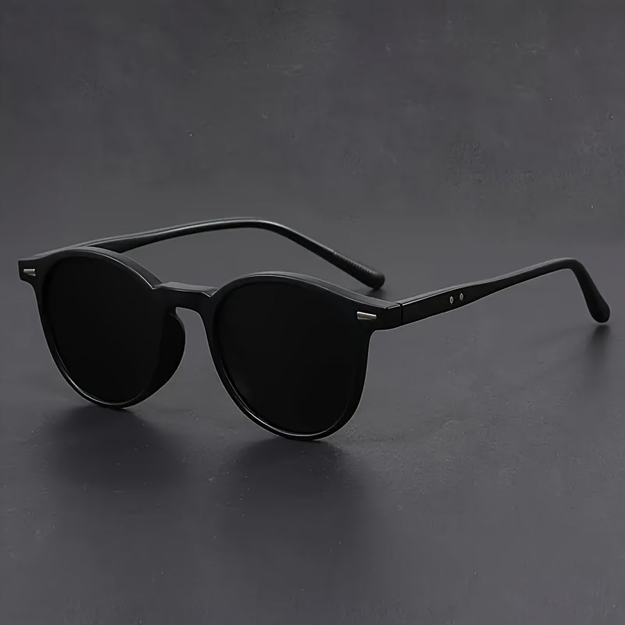 Notoria| Men’s Round Frame Sunglasses – Retro Style – Lightweight & Durable
