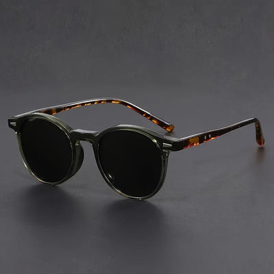 Notoria| Men’s Round Frame Sunglasses – Retro Style – Lightweight & Durable