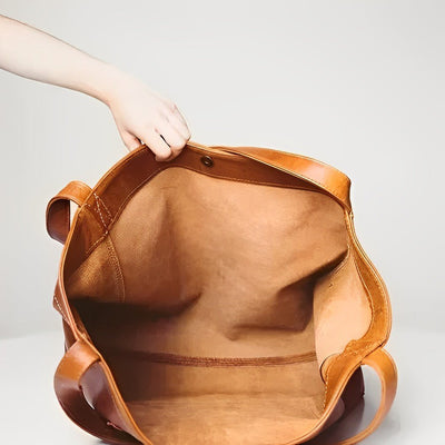 Notoría | Mireille – Women’s Oversized Tote Bag – Leather – Minimalist Design – Shoulder Carry – Spacious