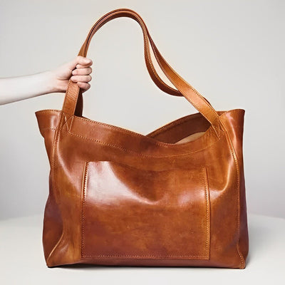 Notoría | Mireille – Women’s Oversized Tote Bag – Leather – Minimalist Design – Shoulder Carry – Spacious