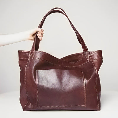 Notoría | Mireille – Women’s Oversized Tote Bag – Leather – Minimalist Design – Shoulder Carry – Spacious